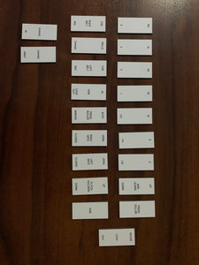 Traffolyte Valve Labels